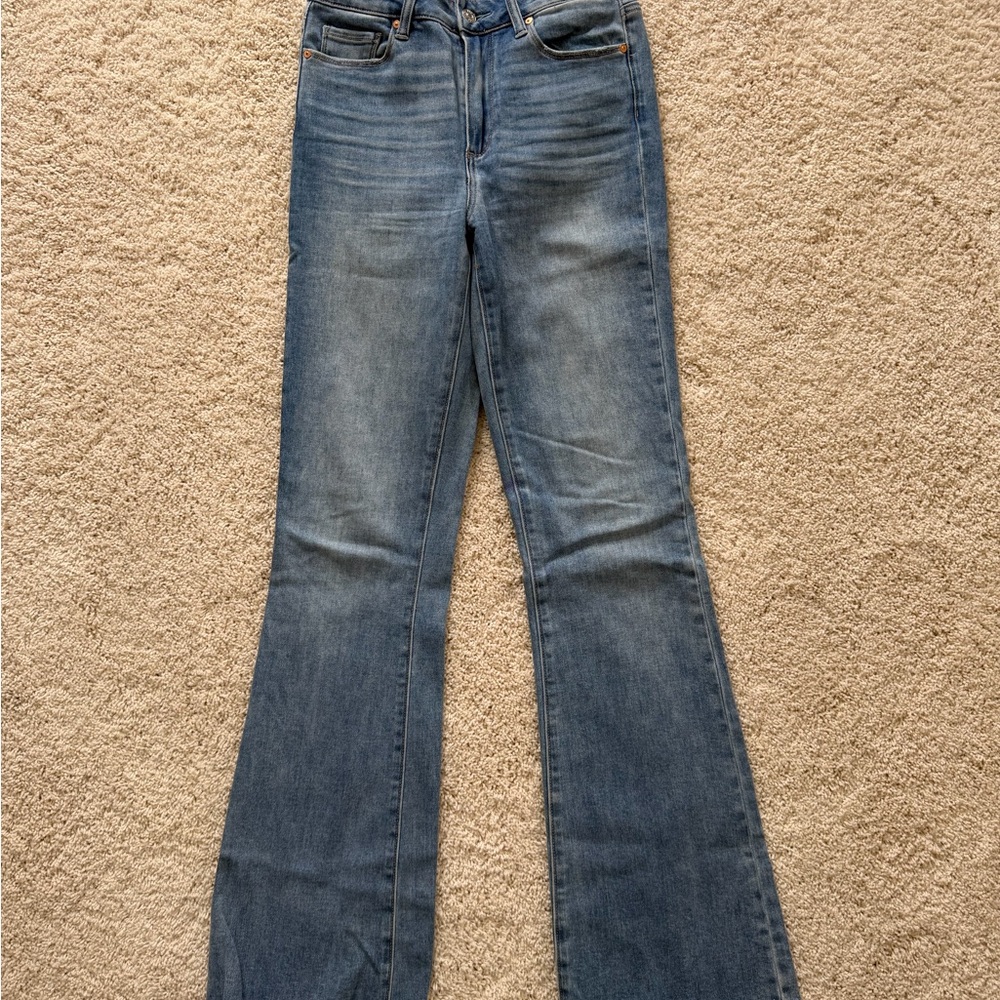 PAIGE Light Blue Flare Jeans